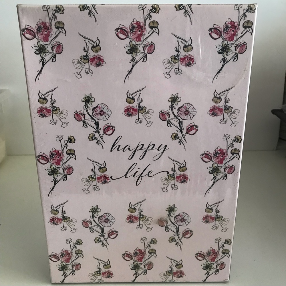 Recollections - Photo Box Floral Motif "Happy Life" - NEW/SEALED